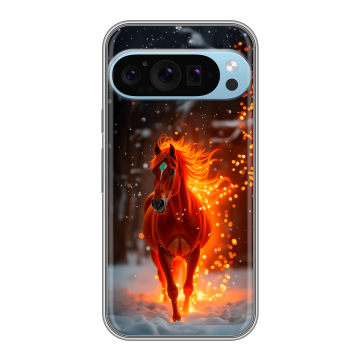 Силиконовый чехол на Google Pixel 9 Pro с принтом Новый год Силиконовый чехол на Google Pixel 9 Pro с принтом Новый год
