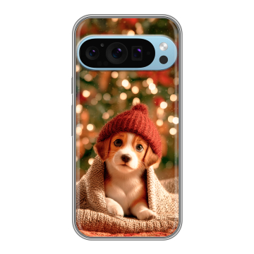 Силиконовый чехол на Google Pixel 9 Pro с принтом Новый год Силиконовый чехол на Google Pixel 9 Pro с принтом Новый год