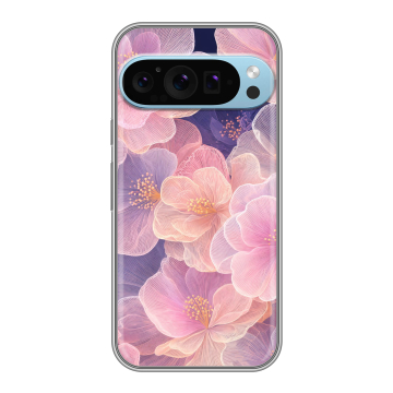 Силиконовый чехол на Google Pixel 9 Pro с принтом женский