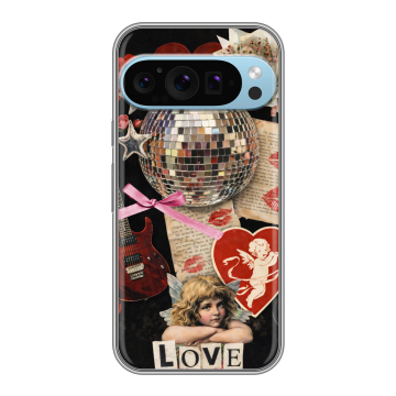 Силиконовый чехол на Google Pixel 9 Pro с принтом для девочек