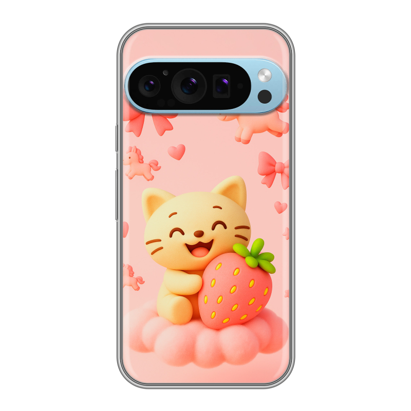 Силиконовый чехол на Google Pixel 9 Pro с принтом для девочек Силиконовый чехол на Google Pixel 9 Pro с принтом для девочек