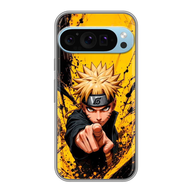 Силиконовый чехол на Google Pixel 9 Pro с принтом Naruto Наруто Силиконовый чехол на Google Pixel 9 Pro с принтом Naruto Наруто
