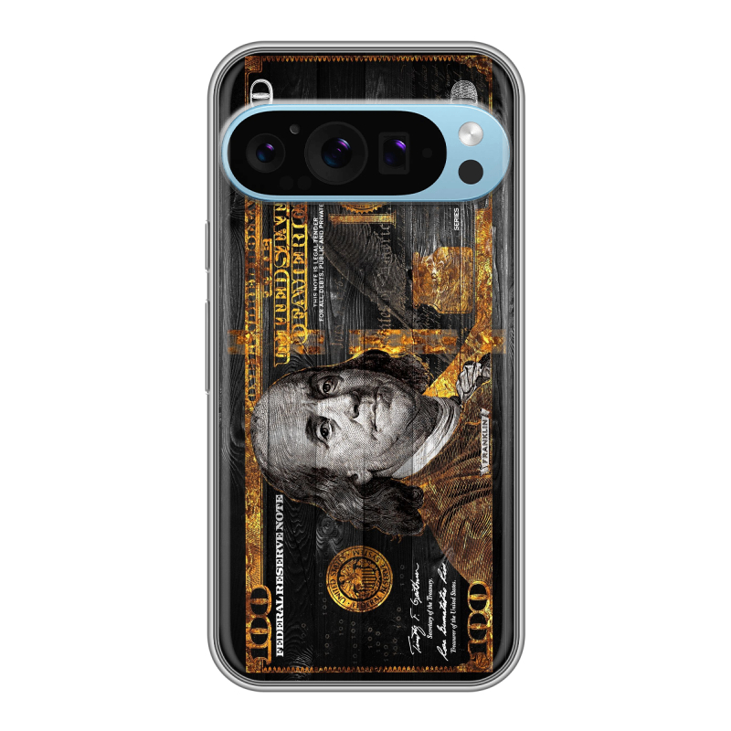 Силиконовый чехол на Google Pixel 9 Pro с принтом Доллар деньги Силиконовый чехол на Google Pixel 9 Pro с принтом Доллар деньги