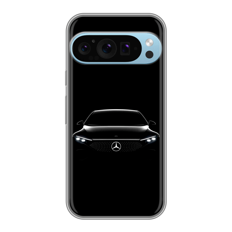 Силиконовый чехол на Google Pixel 9 Pro с принтом Mercedes Мерседес Силиконовый чехол на Google Pixel 9 Pro с принтом Mercedes Мерседес