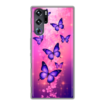 Силиконовый чехол на ZTE Nubia Red Magic 9 Pro с принтом Бабочки