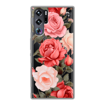 Силиконовый чехол на ZTE Nubia Red Magic 9 Pro с принтом Розы