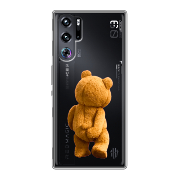 Силиконовый чехол на ZTE Nubia Red Magic 9 Pro с принтом Медведь