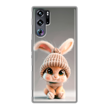 Силиконовый чехол на ZTE Nubia Red Magic 9 Pro с принтом Кролик Силиконовый чехол на ZTE Nubia Red Magic 9 Pro с принтом Кролик