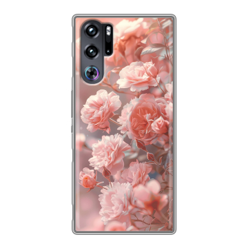 Силиконовый чехол на ZTE Nubia Red Magic 9 Pro с принтом Розовые розы