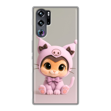 Силиконовый чехол на ZTE Nubia Red Magic 9 Pro с принтом Куроми Kuromi 