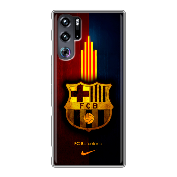 Силиконовый чехол на ZTE Nubia Red Magic 9 Pro с принтом Барселона Barcelona