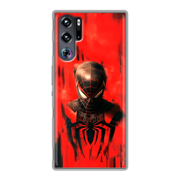 Силиконовый чехол на ZTE Nubia Red Magic 9 Pro с принтом человек паук spiderman