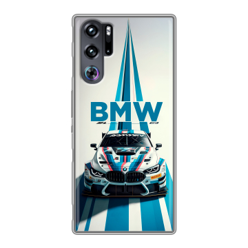 Силиконовый чехол на ZTE Nubia Red Magic 9 Pro с принтом БМВ BMW
