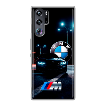 Силиконовый чехол на ZTE Nubia Red Magic 9 Pro с принтом БМВ BMW Силиконовый чехол на ZTE Nubia Red Magic 9 Pro с принтом БМВ BMW