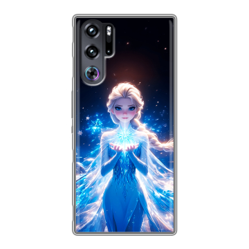 Силиконовый чехол на ZTE Nubia Red Magic 9 Pro с принтом Холодное сердце Frozen