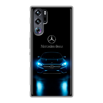 Силиконовый чехол на ZTE Nubia Red Magic 9 Pro с принтом Mercedes Мерседес