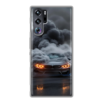 Силиконовый чехол на ZTE Nubia Red Magic 9 Pro с принтом BMW БМВ Силиконовый чехол на ZTE Nubia Red Magic 9 Pro с принтом BMW БМВ