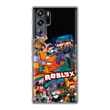 Силиконовый чехол на ZTE Nubia Red Magic 9 Pro с принтом Roblox Роблокс Силиконовый чехол на ZTE Nubia Red Magic 9 Pro с принтом Roblox Роблокс