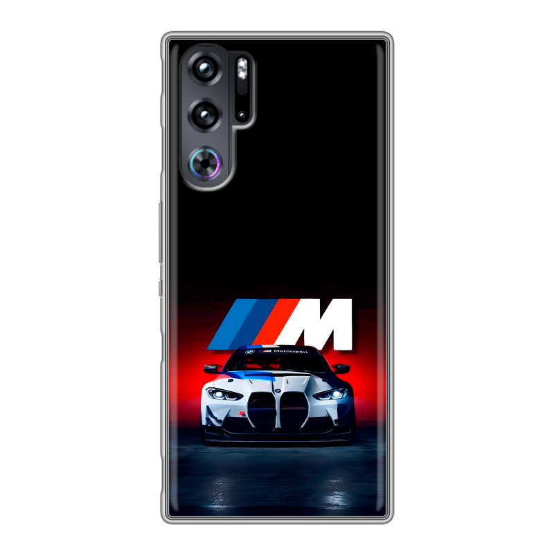 Силиконовый чехол на ZTE Nubia Red Magic 9 Pro с принтом БМВ BMW Силиконовый чехол на ZTE Nubia Red Magic 9 Pro с принтом БМВ BMW