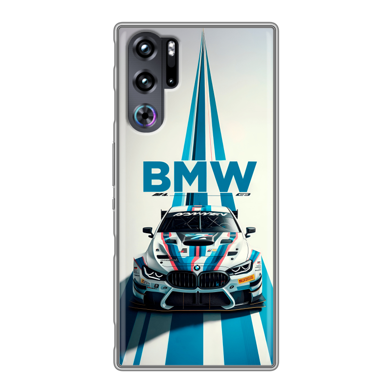Силиконовый чехол на ZTE Nubia Red Magic 9 Pro с принтом БМВ BMW Силиконовый чехол на ZTE Nubia Red Magic 9 Pro с принтом БМВ BMW