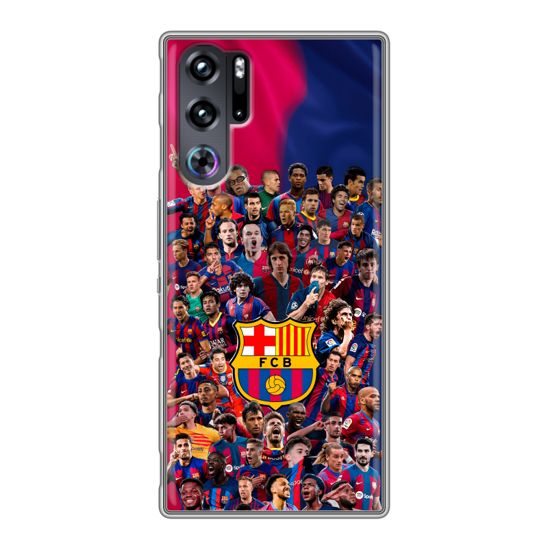 Силиконовый чехол на ZTE Nubia Red Magic 9 Pro с принтом Барселона Barcelona Силиконовый чехол на ZTE Nubia Red Magic 9 Pro с принтом Барселона Barcelona
