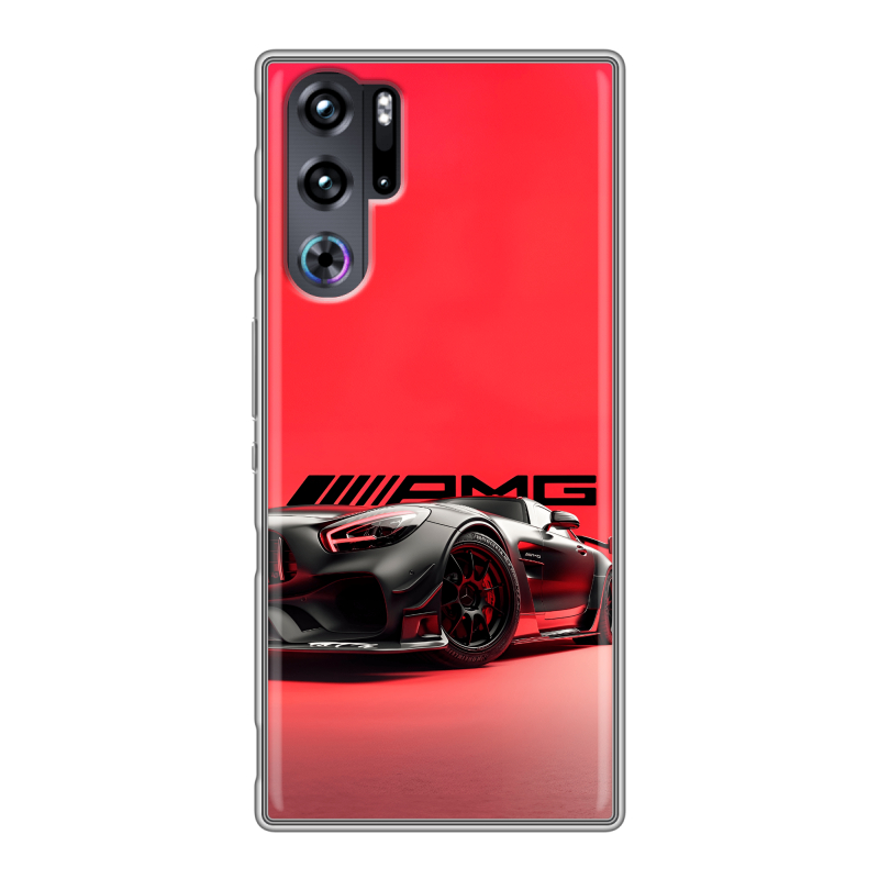 Силиконовый чехол на ZTE Nubia Red Magic 9 Pro с принтом Мерседес Mercedes AMG Силиконовый чехол на ZTE Nubia Red Magic 9 Pro с принтом Мерседес Mercedes AMG
