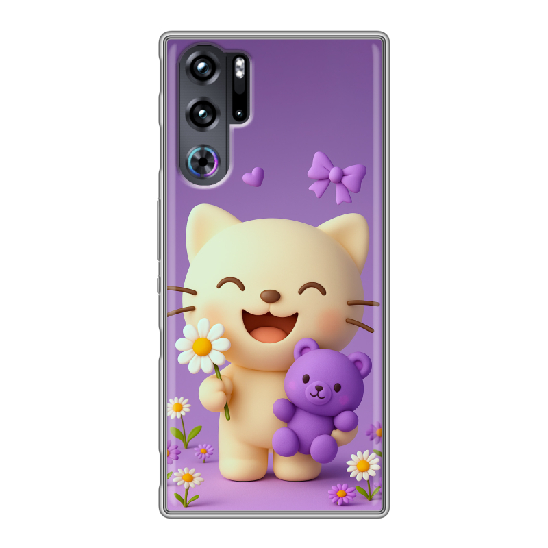 Силиконовый чехол на ZTE Nubia Red Magic 9 Pro с принтом для девочек Силиконовый чехол на ZTE Nubia Red Magic 9 Pro с принтом для девочек