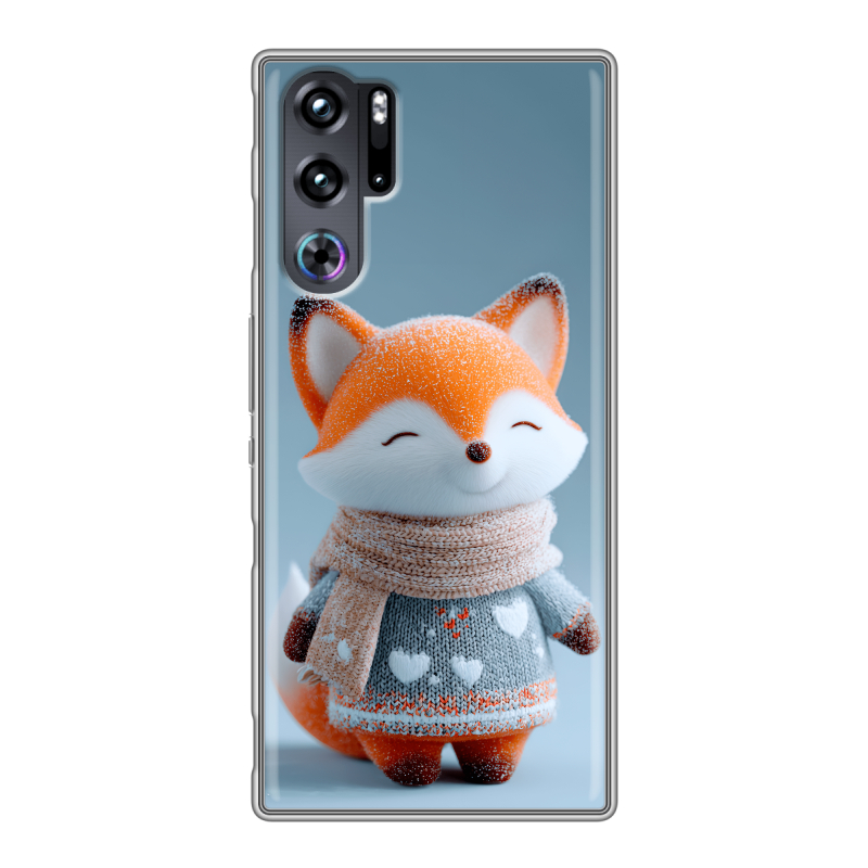 Силиконовый чехол на ZTE Nubia Red Magic 9 Pro с принтом Лиса Силиконовый чехол на ZTE Nubia Red Magic 9 Pro с принтом Лиса