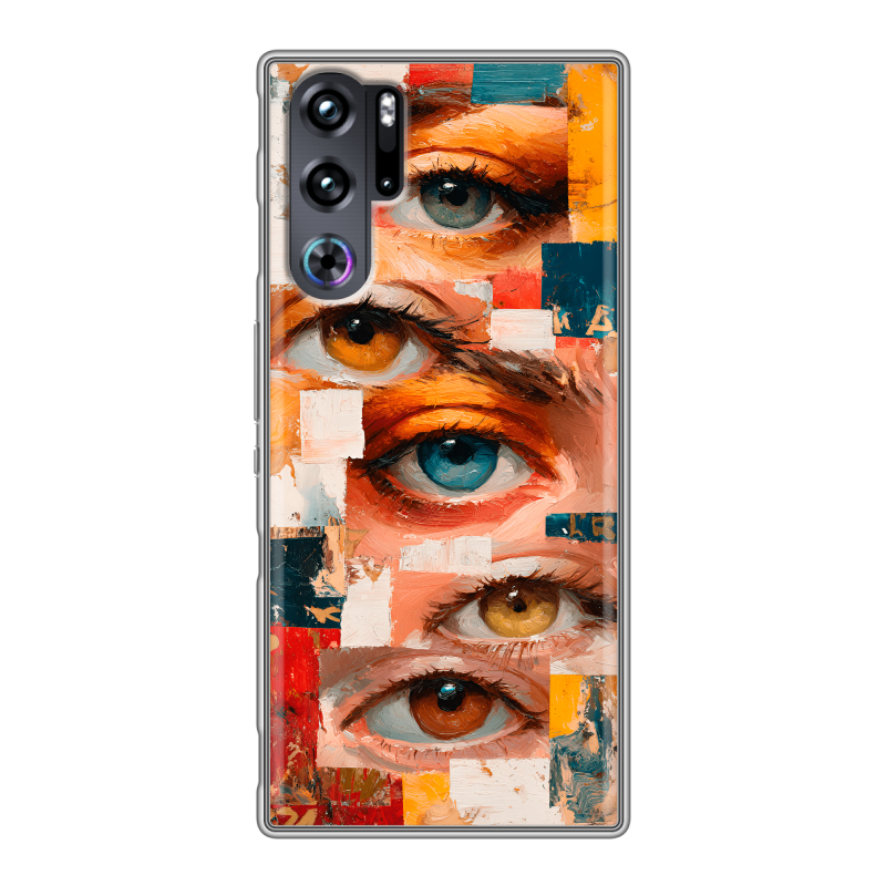 Силиконовый чехол на ZTE Nubia Red Magic 9 Pro с принтом Модный принт Силиконовый чехол на ZTE Nubia Red Magic 9 Pro с принтом Модный принт