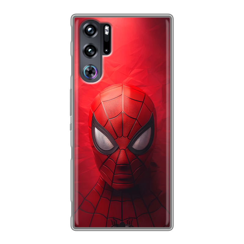 Силиконовый чехол на ZTE Nubia Red Magic 9 Pro с принтом Spiderman Человек паук Силиконовый чехол на ZTE Nubia Red Magic 9 Pro с принтом Spiderman Человек паук