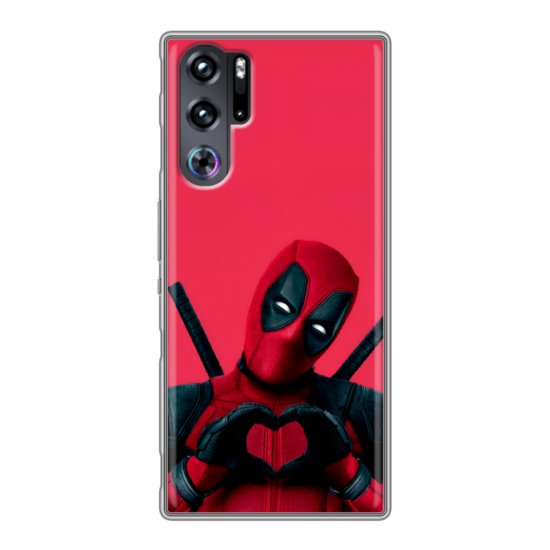 Силиконовый чехол на ZTE Nubia Red Magic 9 Pro с принтом Дедпул Deadpool Силиконовый чехол на ZTE Nubia Red Magic 9 Pro с принтом Дедпул Deadpool