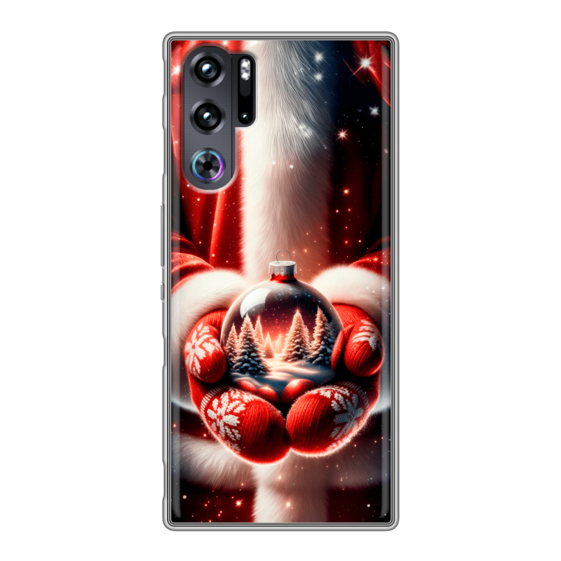 Силиконовый чехол на ZTE Nubia Red Magic 9 Pro с принтом Новый год Силиконовый чехол на ZTE Nubia Red Magic 9 Pro с принтом Новый год