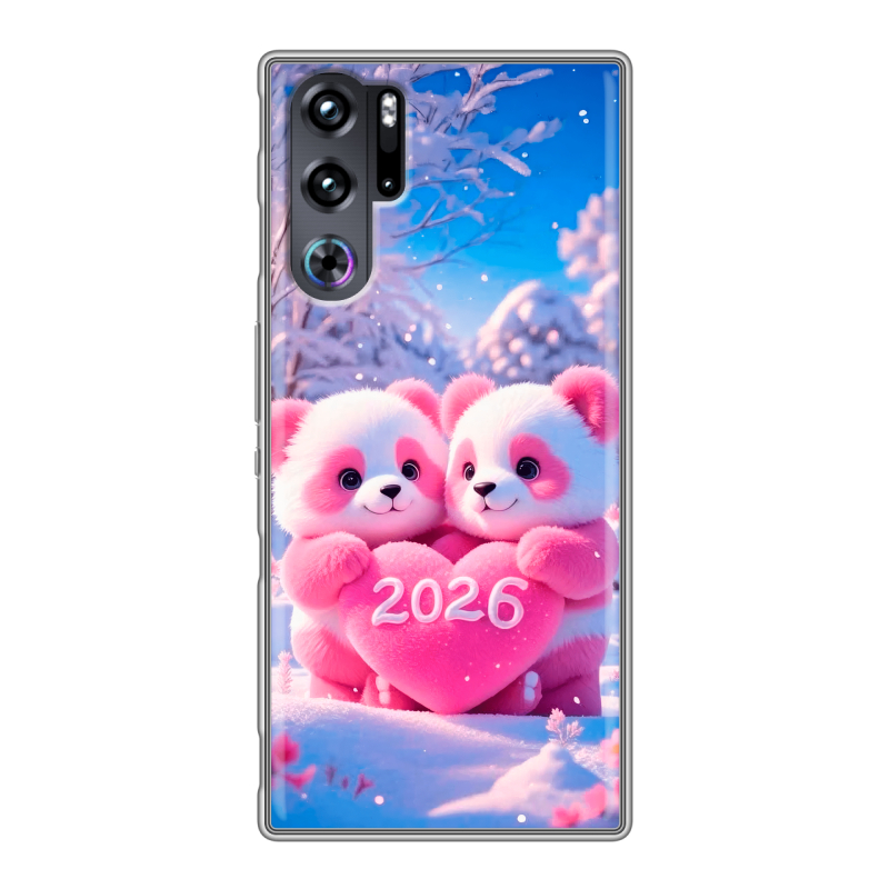 Силиконовый чехол на ZTE Nubia Red Magic 9 Pro с принтом Новый год Силиконовый чехол на ZTE Nubia Red Magic 9 Pro с принтом Новый год