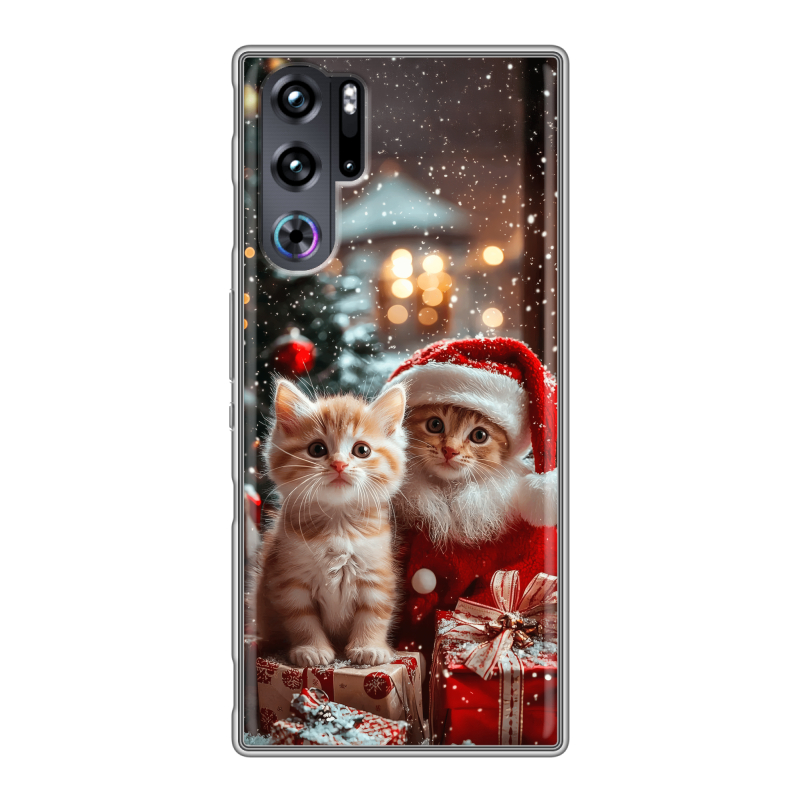 Силиконовый чехол на ZTE Nubia Red Magic 9 Pro с принтом Новый год Силиконовый чехол на ZTE Nubia Red Magic 9 Pro с принтом Новый год