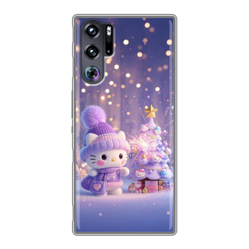 Силиконовый чехол на ZTE Nubia Red Magic 9 Pro с принтом Новый год Силиконовый чехол на ZTE Nubia Red Magic 9 Pro с принтом Новый год