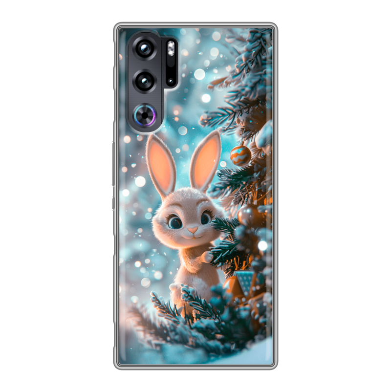Силиконовый чехол на ZTE Nubia Red Magic 9 Pro с принтом Новый год Силиконовый чехол на ZTE Nubia Red Magic 9 Pro с принтом Новый год