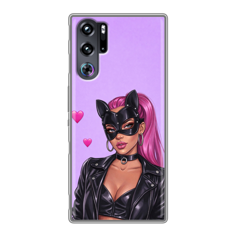 Силиконовый чехол на ZTE Nubia Red Magic 9 Pro с принтом женский Силиконовый чехол на ZTE Nubia Red Magic 9 Pro с принтом женский