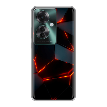 Силиконовый чехол на Oppo Reno 11F с принтом Яркие абстракции Силиконовый чехол на Oppo Reno 11F с принтом Яркие абстракции