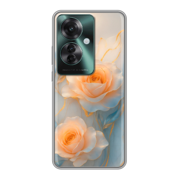 Силиконовый чехол на Oppo Reno 11F с принтом Женский