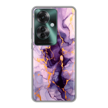 Силиконовый чехол на Oppo Reno 11F с принтом Мрамор Силиконовый чехол на Oppo Reno 11F с принтом Мрамор