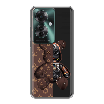 Силиконовый чехол на Oppo Reno 11F с принтом Луи робот Силиконовый чехол на Oppo Reno 11F с принтом Луи робот