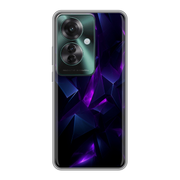 Силиконовый чехол на Oppo Reno 11F с принтом Абстракиция