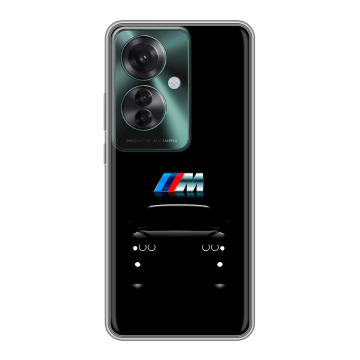 Силиконовый чехол на Oppo Reno 11F с принтом БМВ BMW