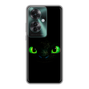 Силиконовый чехол на Oppo Reno 11F с принтом Как приручить дракона Силиконовый чехол на Oppo Reno 11F с принтом Как приручить дракона