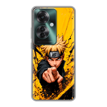 Силиконовый чехол на Oppo Reno 11F с принтом Naruto Наруто Силиконовый чехол на Oppo Reno 11F с принтом Naruto Наруто