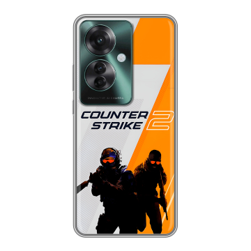 Силиконовый чехол на Oppo Reno 11F с принтом Counter Strike Силиконовый чехол на Oppo Reno 11F с принтом Counter Strike