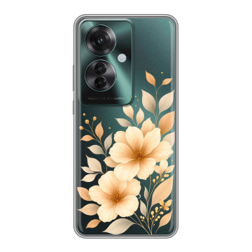 Силиконовый чехол на Oppo Reno 11F с принтом для девушки