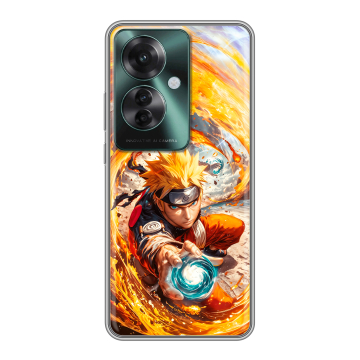 Силиконовый чехол на Oppo Reno 11F с принтом Аниме Наруто Naruto Силиконовый чехол на Oppo Reno 11F с принтом Аниме Наруто Naruto