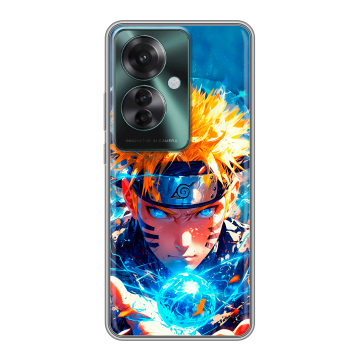 Силиконовый чехол на Oppo Reno 11F с принтом Аниме Наруто Naruto