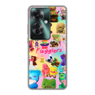 Силиконовый чехол на Oppo Reno 11F с принтом Флагер Fuggler Силиконовый чехол на Oppo Reno 11F с принтом Флагер Fuggler